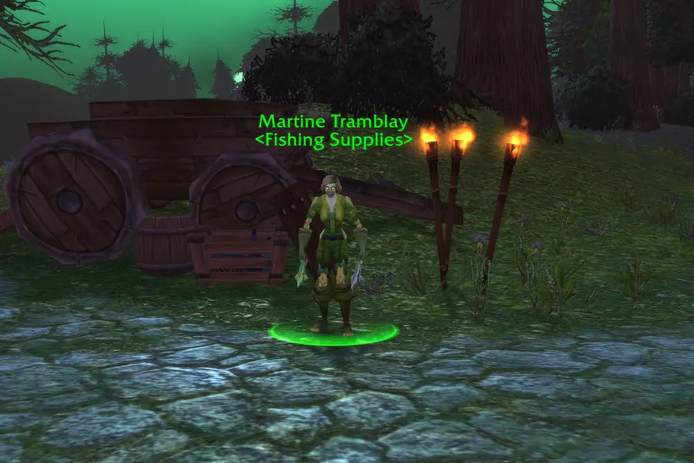Martine Tramblay, Fishing Supplies in Tirisfal Glades (WoW Forever)