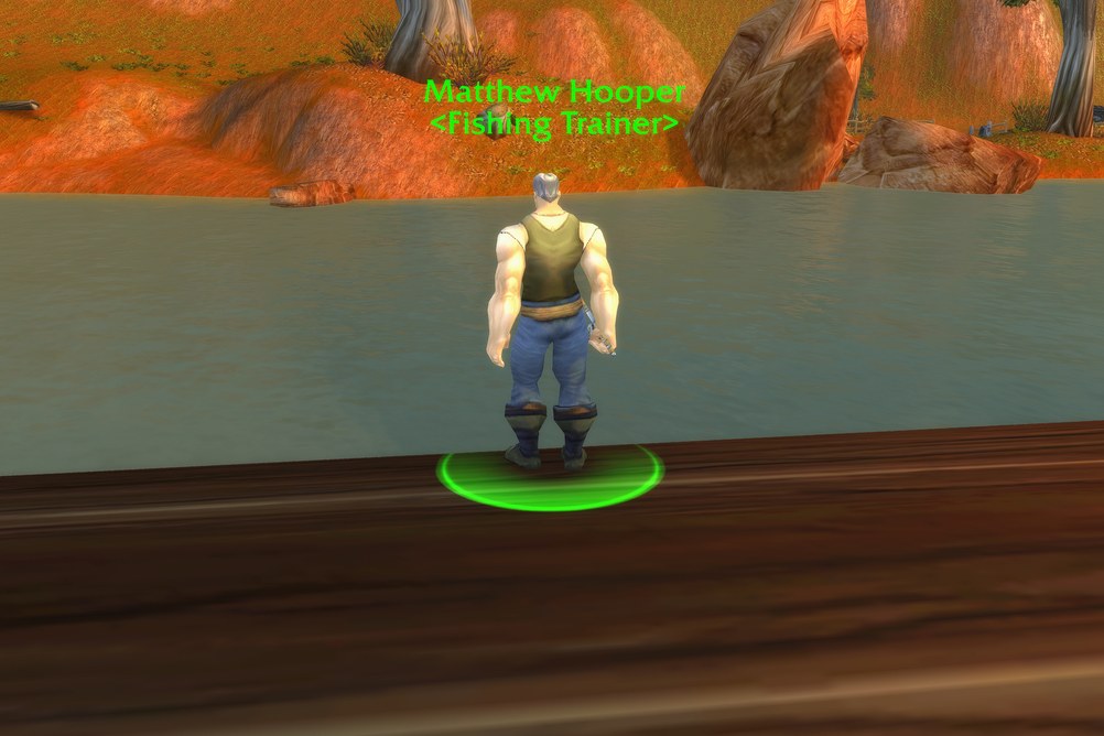 Matthew Hooper, Fishing Trainer in Redridge Mountains (WoW Forever)