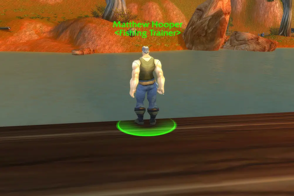 Matthew Hooper, Fishing Trainer in Redridge Mountains (WoW Forever)