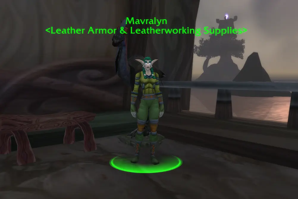 Mavralyn, Leather Armor & Leatherworking Supplies in Darkshore (WoW Forever)