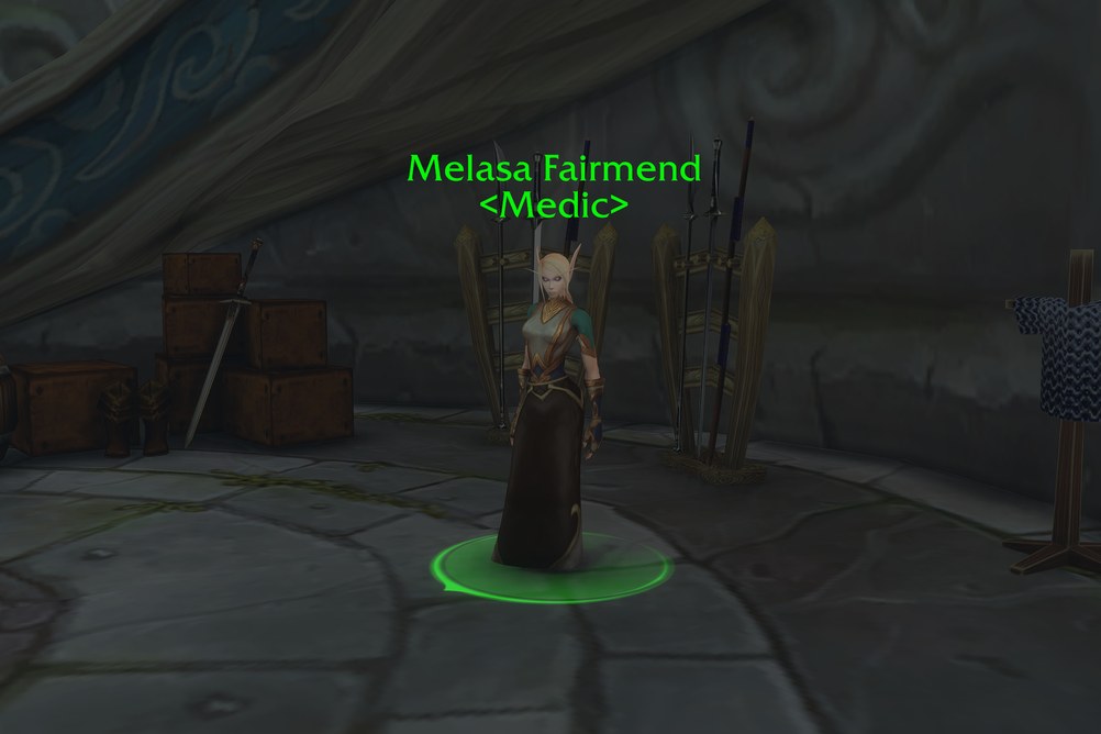 Melasa Fairmend, Medic in Zephras Isle (WoW Forever)