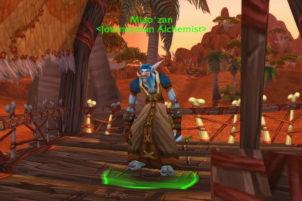Miao'zan, Journeyman Alchemist in Durotar (WoW Forever)