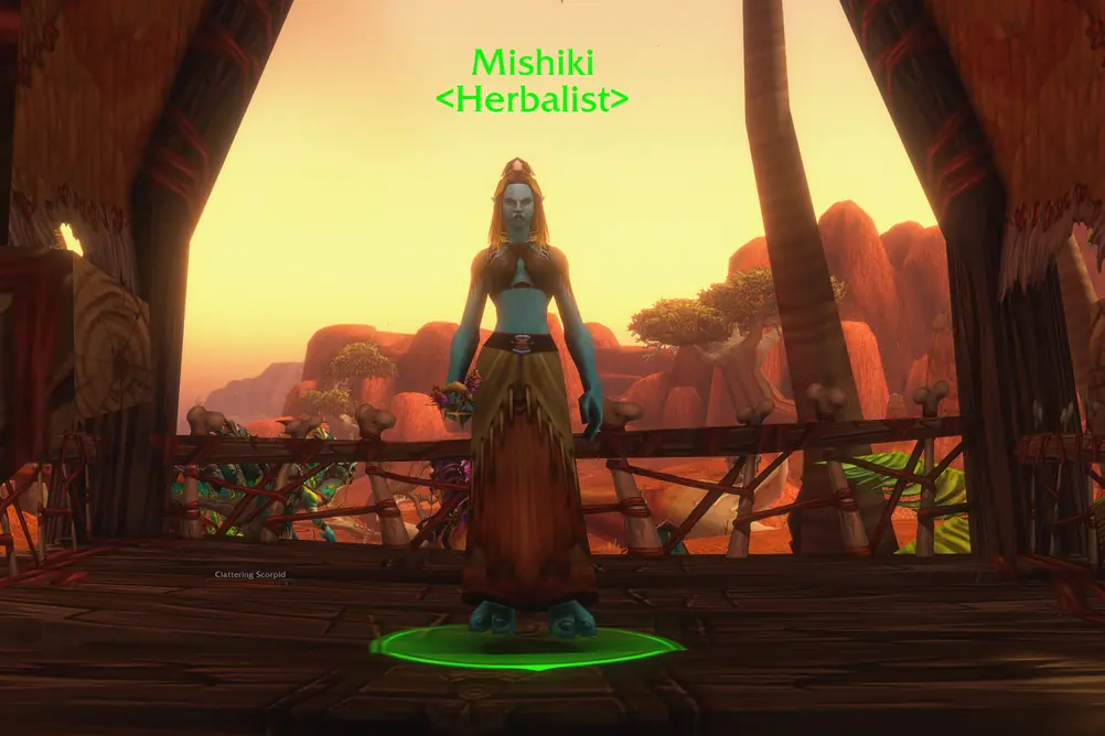 Mishiki, Herbalist in Durotar (WoW Forever)