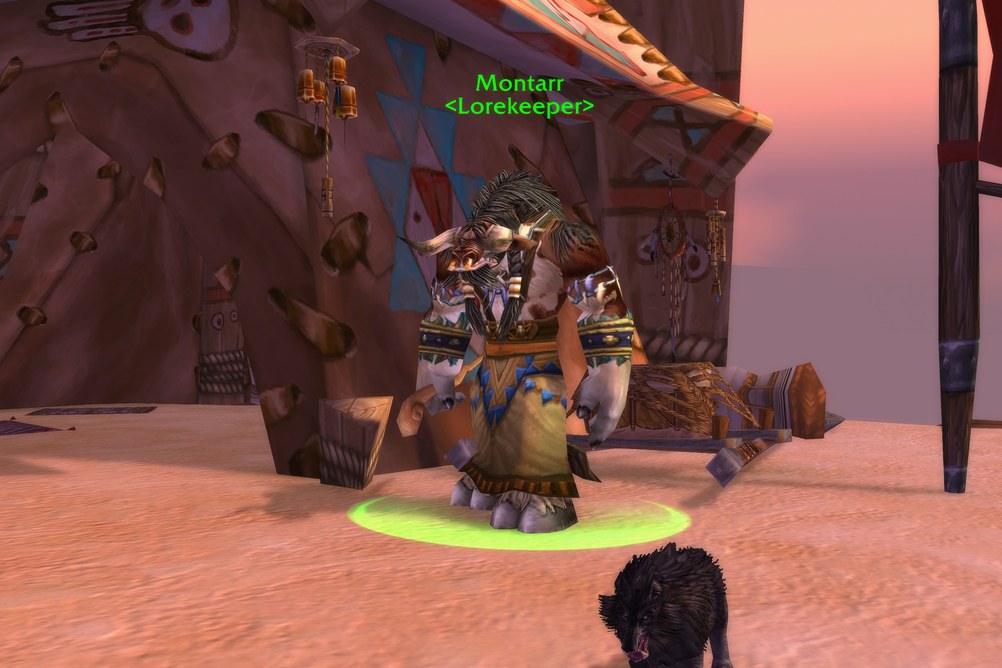 Montarr, Lorekeeper in Thousand Needles (WoW Forever)