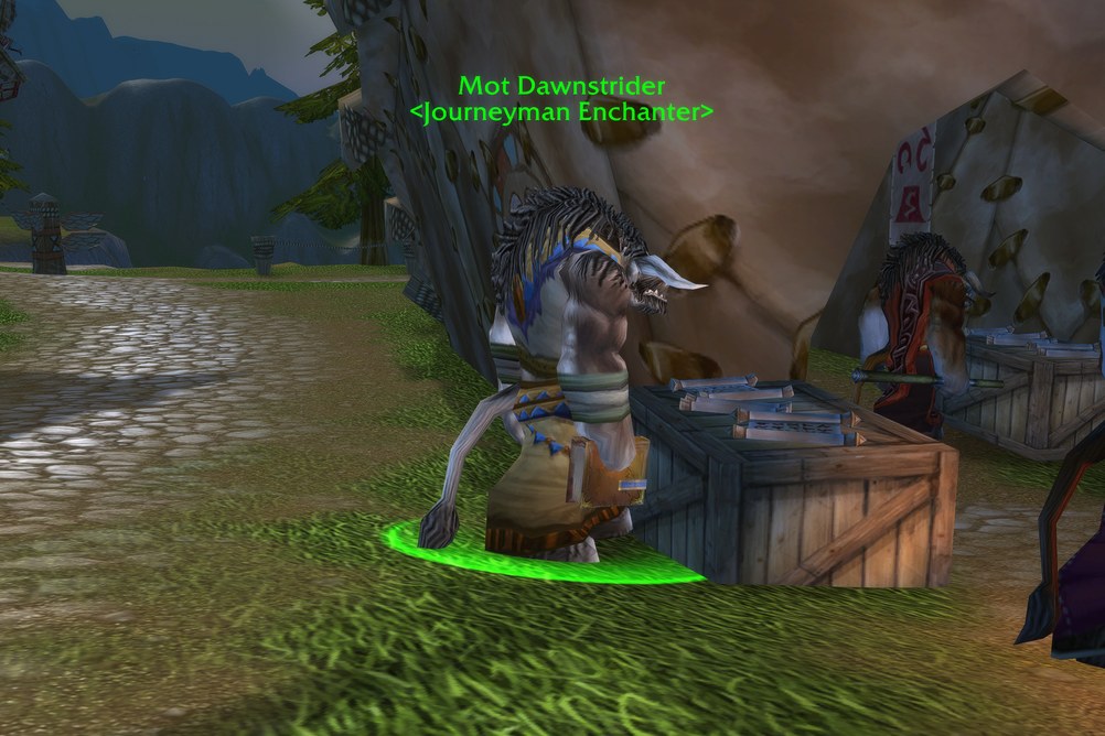 Mot Dawnstrider, Journeyman Enchanter in Thunder Bluff (WoW Forever)