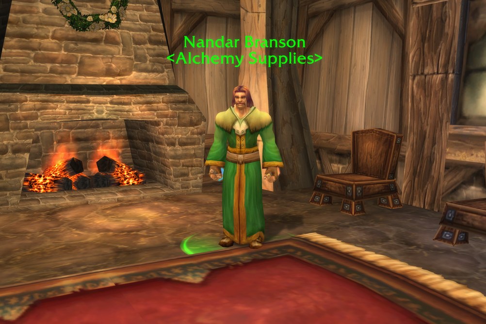 Nandar Branson, Alchemy Supplies in Hillsbrad Foothills (WoW Forever)