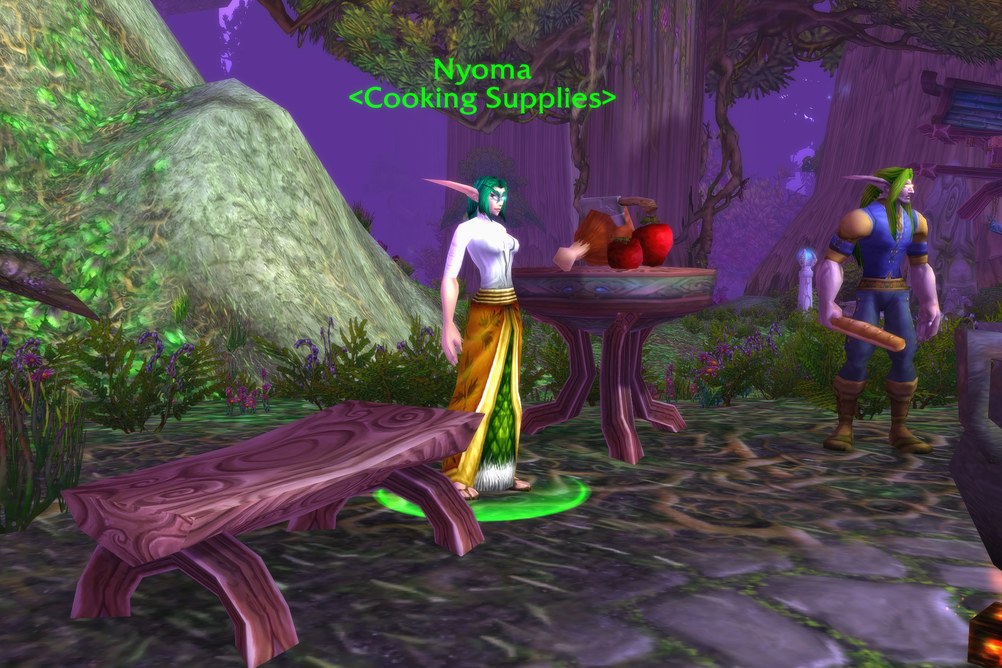 Nyoma, Cooking Supplies in Teldrassil (WoW Forever)