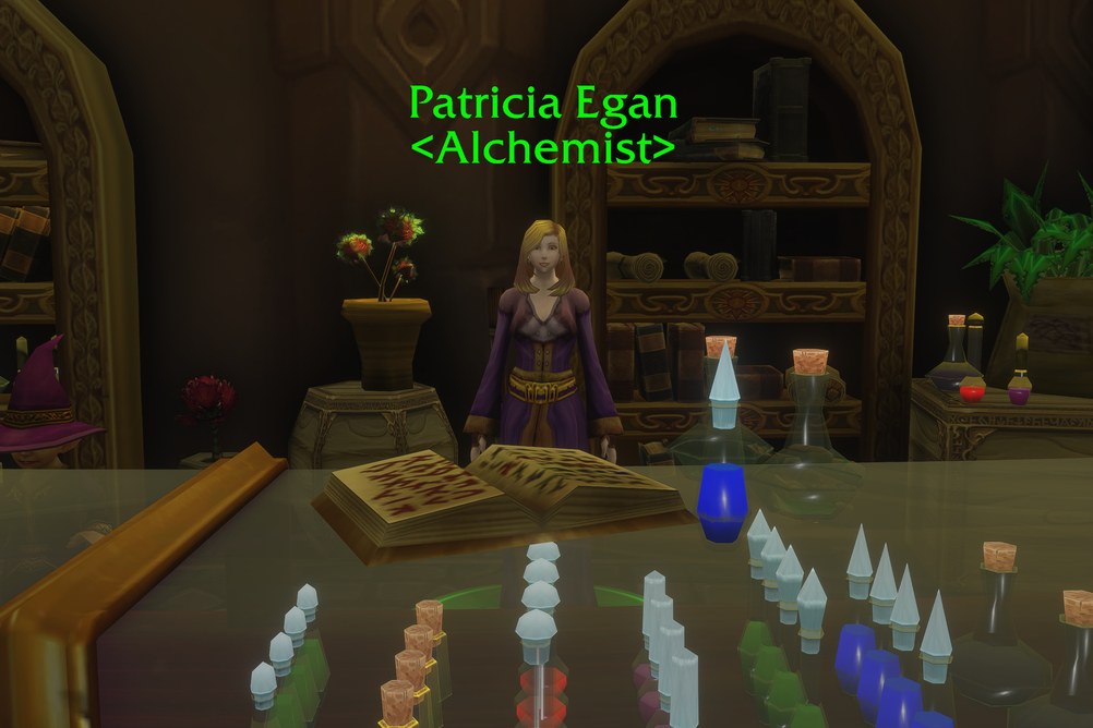 Patricia Egan, Alchemist in Dalaran (WoW Forever)