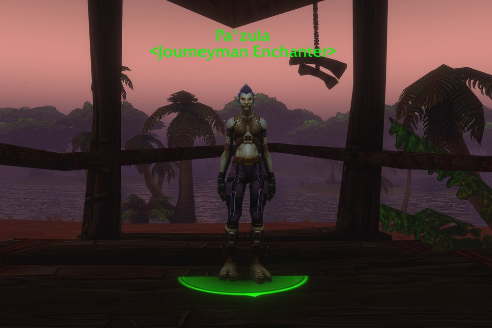 Pa'zula, Journeyman Enchanter in Durotar (WoW Forever)