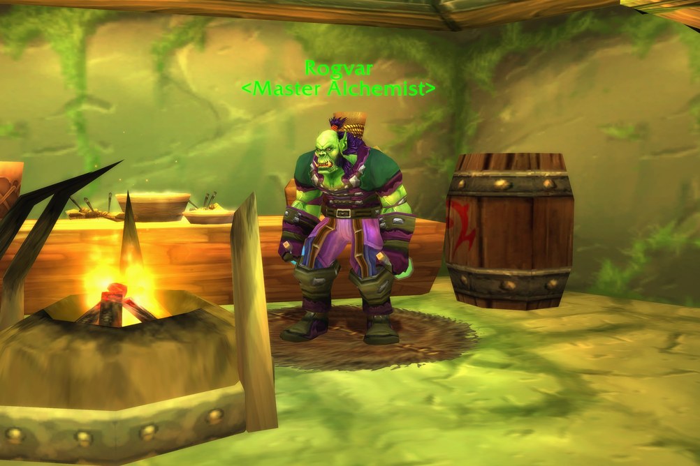 Rogvar, Master Alchemist in Swamp of Sorrows (WoW Forever)