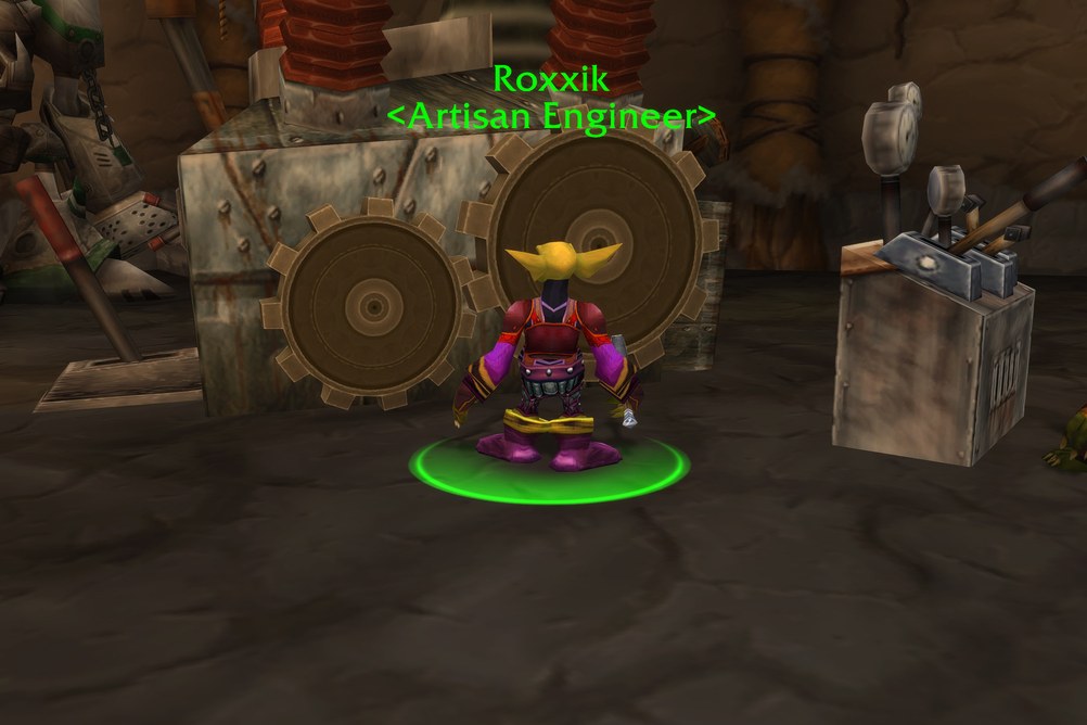 Roxxik, Artisan Engineer in Orgrimmar (WoW Forever)