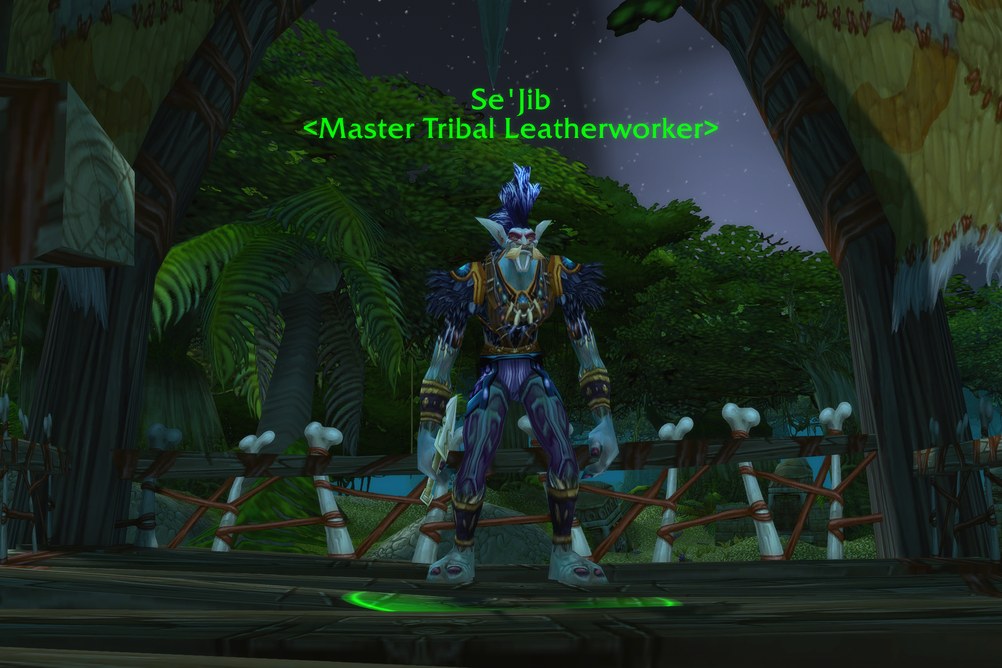 Se'Jib, Master Tribal Leatherworker in Stranglethorn Vale (WoW Forever)