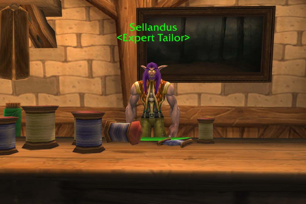 Sellandus, Expert Tailor in Stormwind City (WoW Forever)