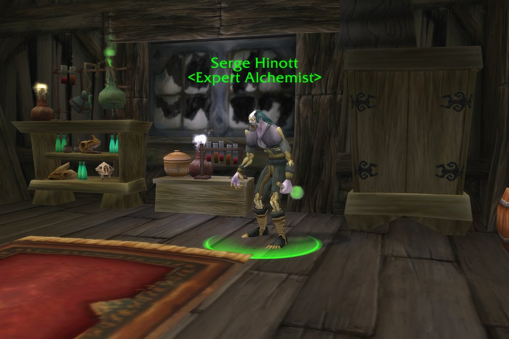Serge Hinott, Expert Alchemist in Hillsbrad Foothills (WoW Forever)