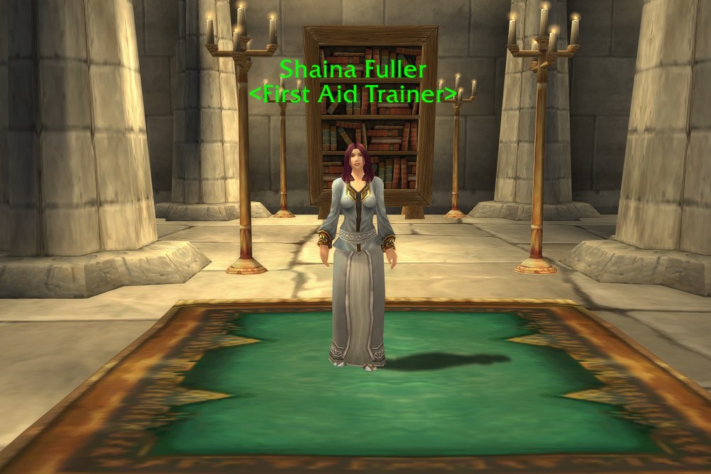 Shaina Fuller, First Aid Trainer in Stormwind City (WoW Forever)