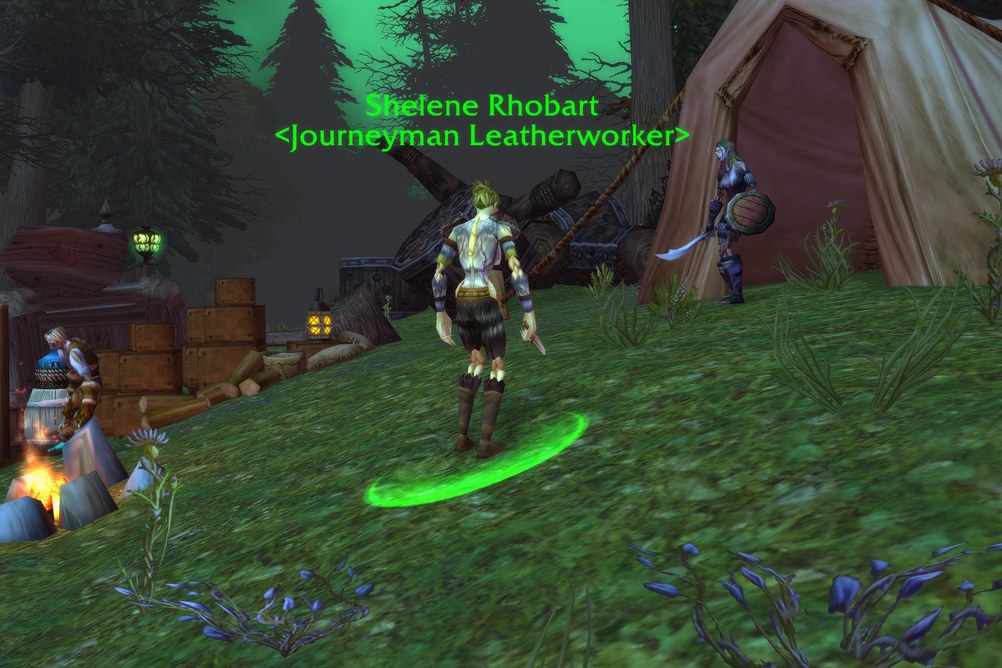 Shelene Rhobart, Journeyman Leatherworker in Tirisfal Glades (WoW Forever)
