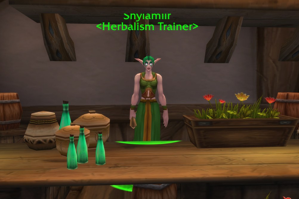 Shylamiir, Herbalism Trainer in Stormwind City (WoW Forever)