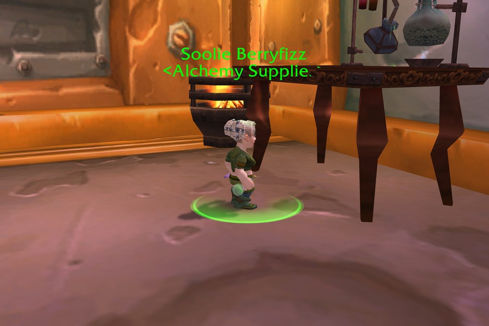Soolie Berryfizz, Alchemy Supplies in Ironforge (WoW Forever)