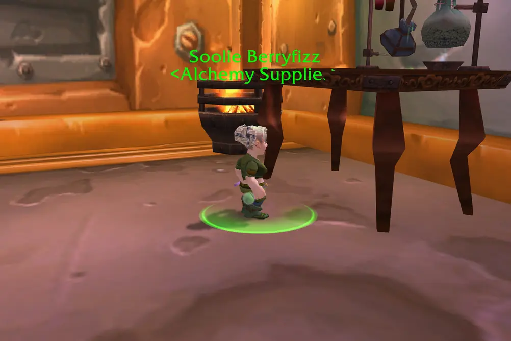 Soolie Berryfizz, Alchemy Supplies in Ironforge (WoW Forever)