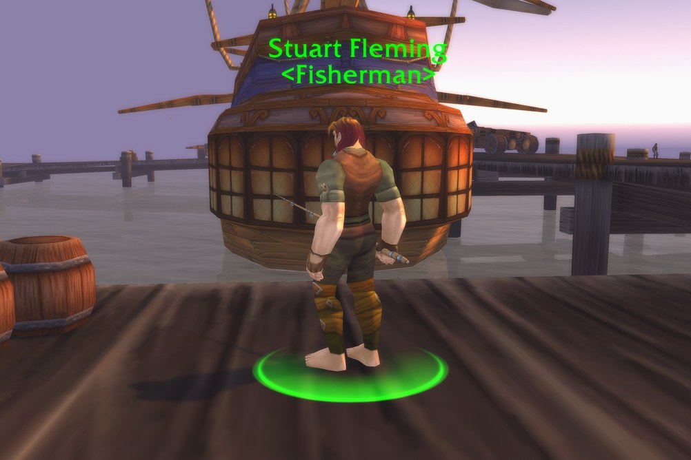 Stuart Fleming, Fisherman in Wetlands (WoW Forever)