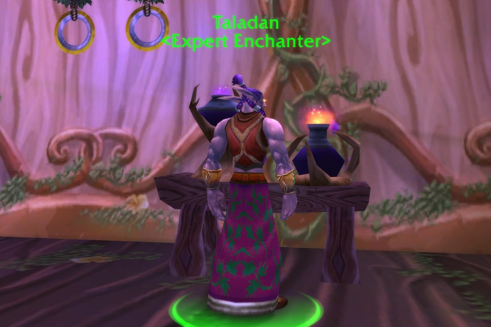 Taladan, Expert Enchanter in Darnassus (WoW Forever)