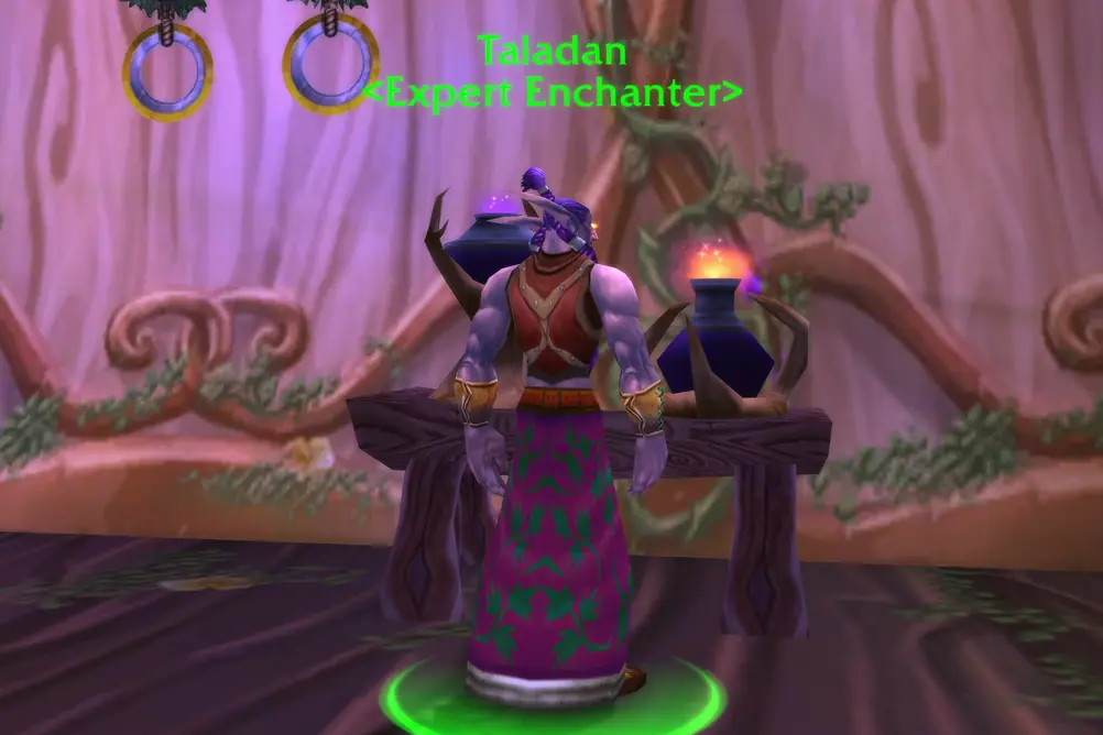 Taladan, Expert Enchanter in Darnassus (WoW Forever)