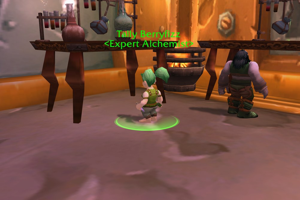 Tally Berryfizz, Expert Alchemist in Ironforge (WoW Forever)