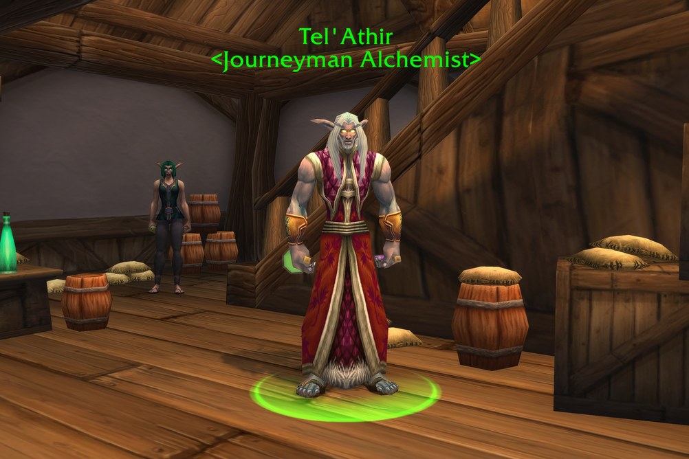 Tel'Athir, Journeyman Alchemist in Stormwind City (WoW Forever)