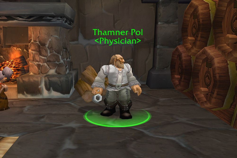 Thamner Pol, Physician in Dun Morogh (WoW Forever)