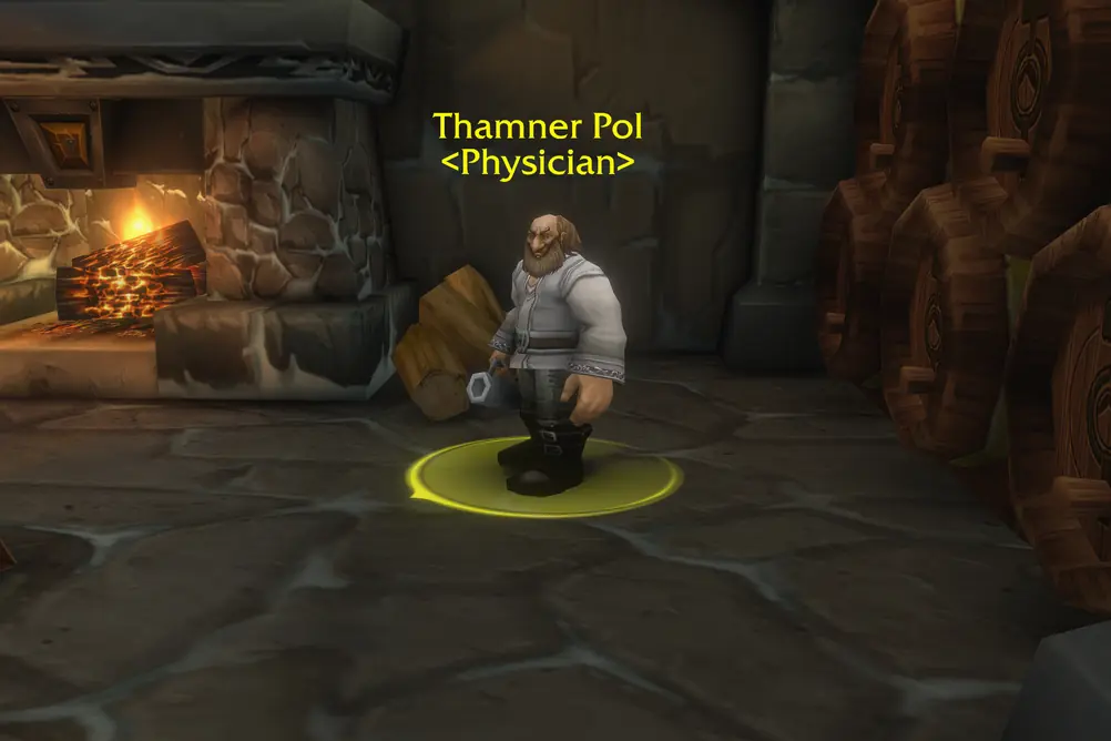 Thamner Pol, Physician in Dun Morogh (WoW Forever)