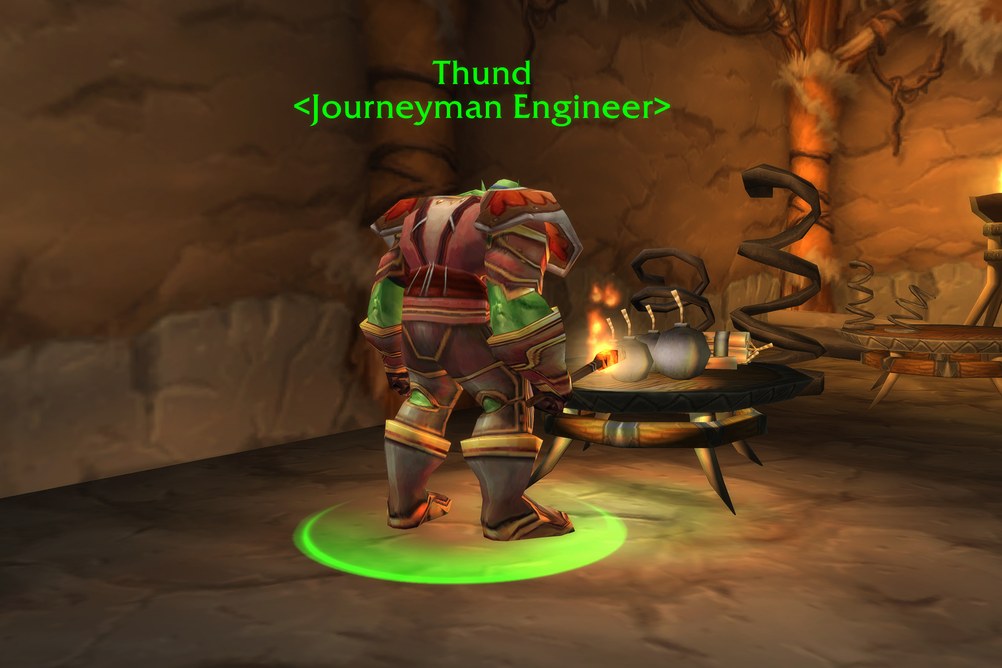 Thund, Journeyman Engineer in Orgrimmar (WoW Forever)