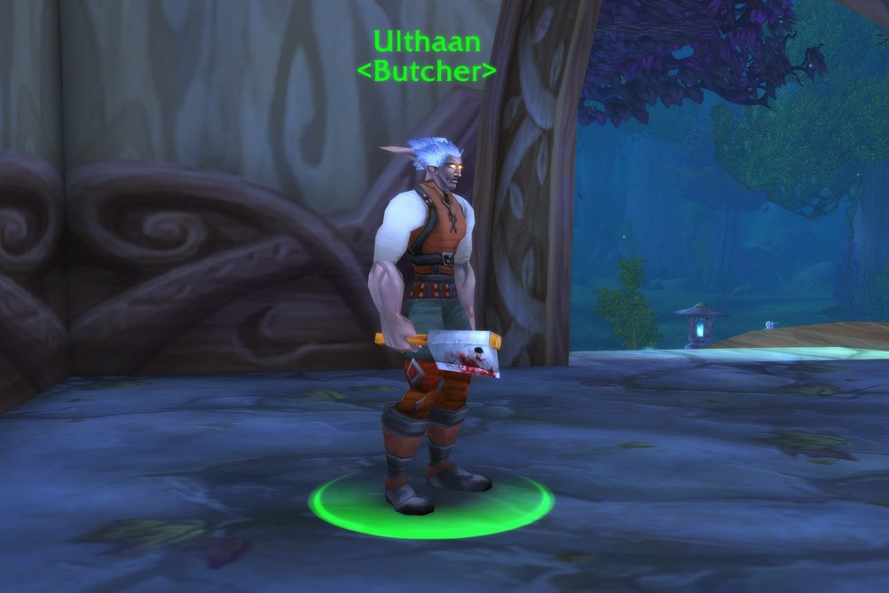Ulthaan, Butcher in Ashenvale (WoW Forever)