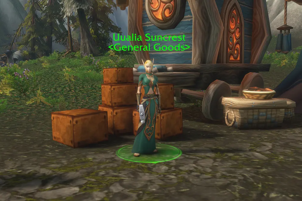 Uualia Suncrest, General Goods in Zephras Isle (WoW Forever)