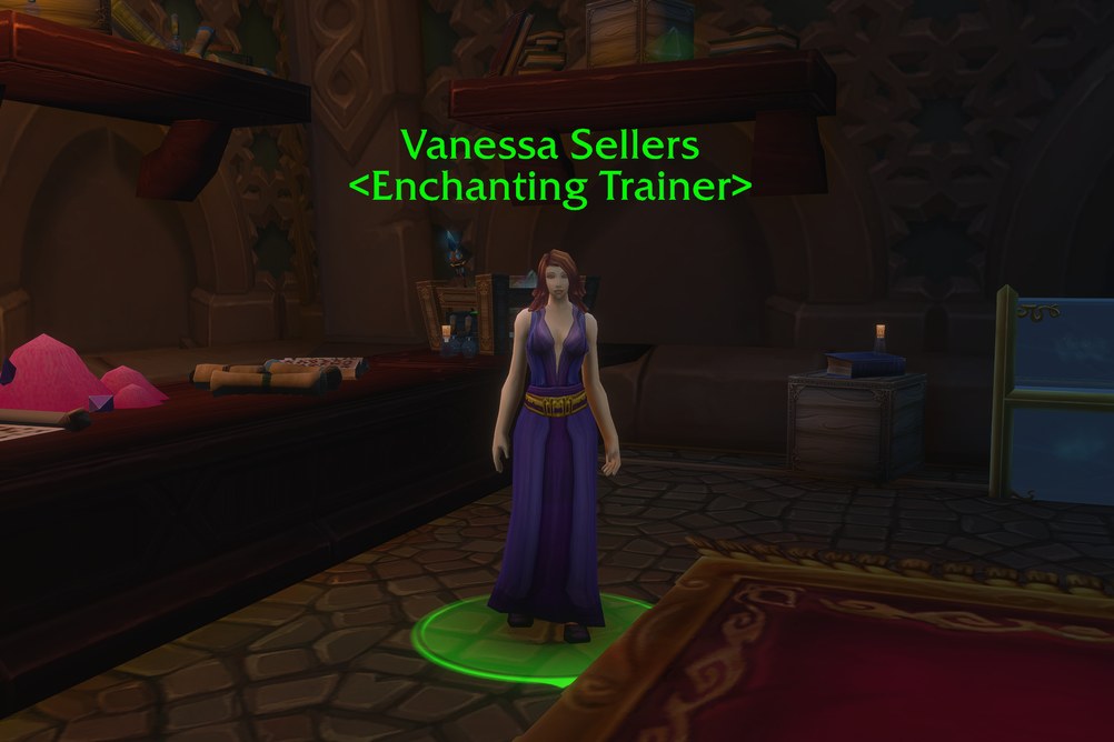 Vanessa Sellers, Enchanting Trainer in Dalaran (WoW Forever)