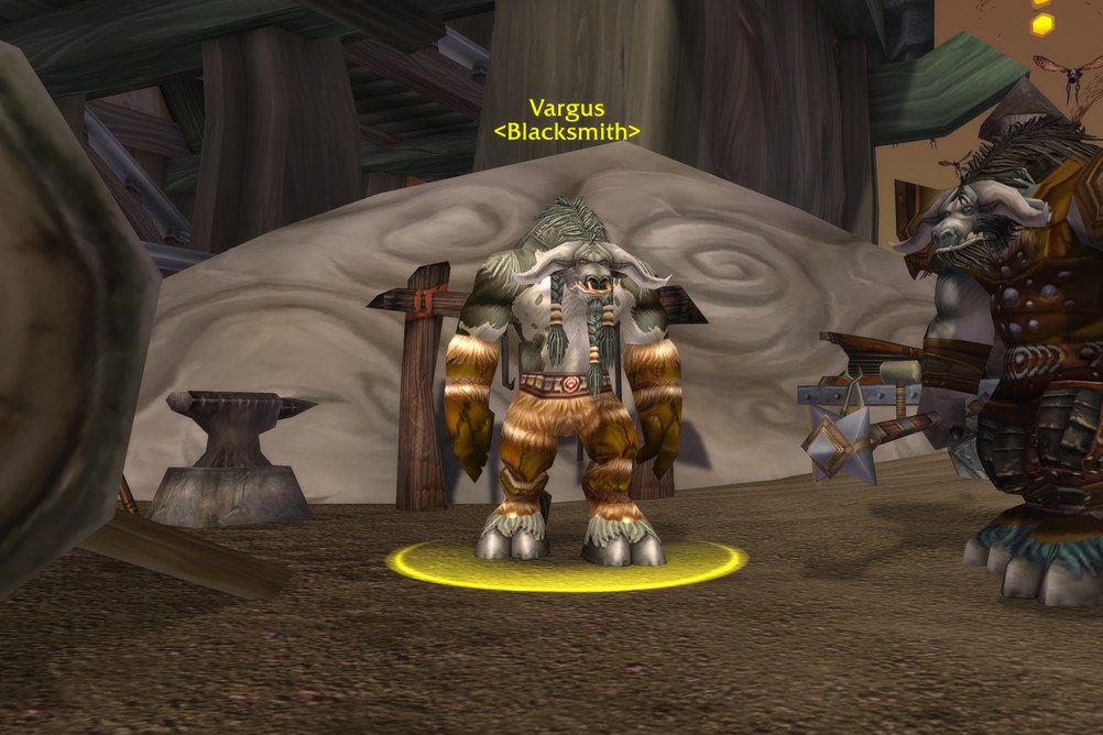 Vargus, Blacksmith in Silithus (WoW Forever)