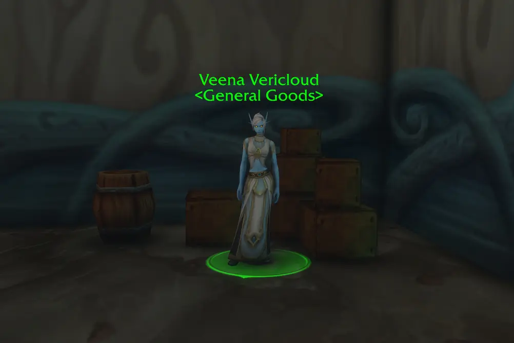 Veena Vericloud, General Goods in Zephras Isle (WoW Forever)