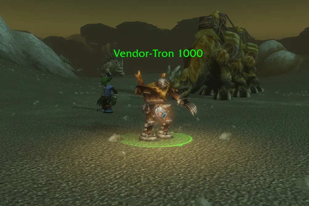 Vendor-Tron 1000 in Desolace (WoW Forever)