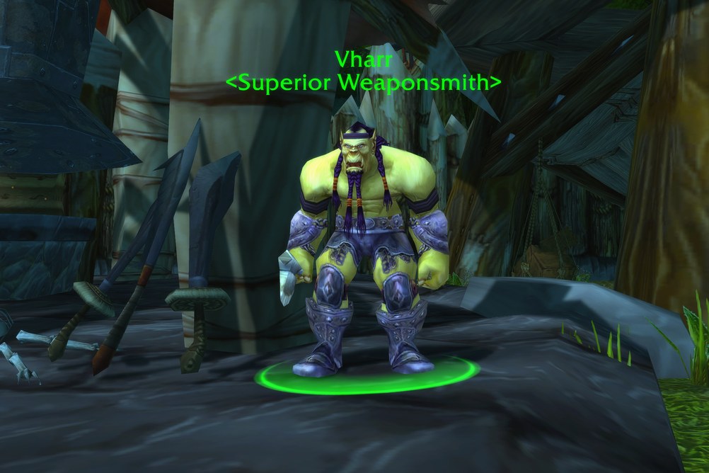 Vharr, Superior Weaponsmith in Stranglethorn Vale (WoW Forever)