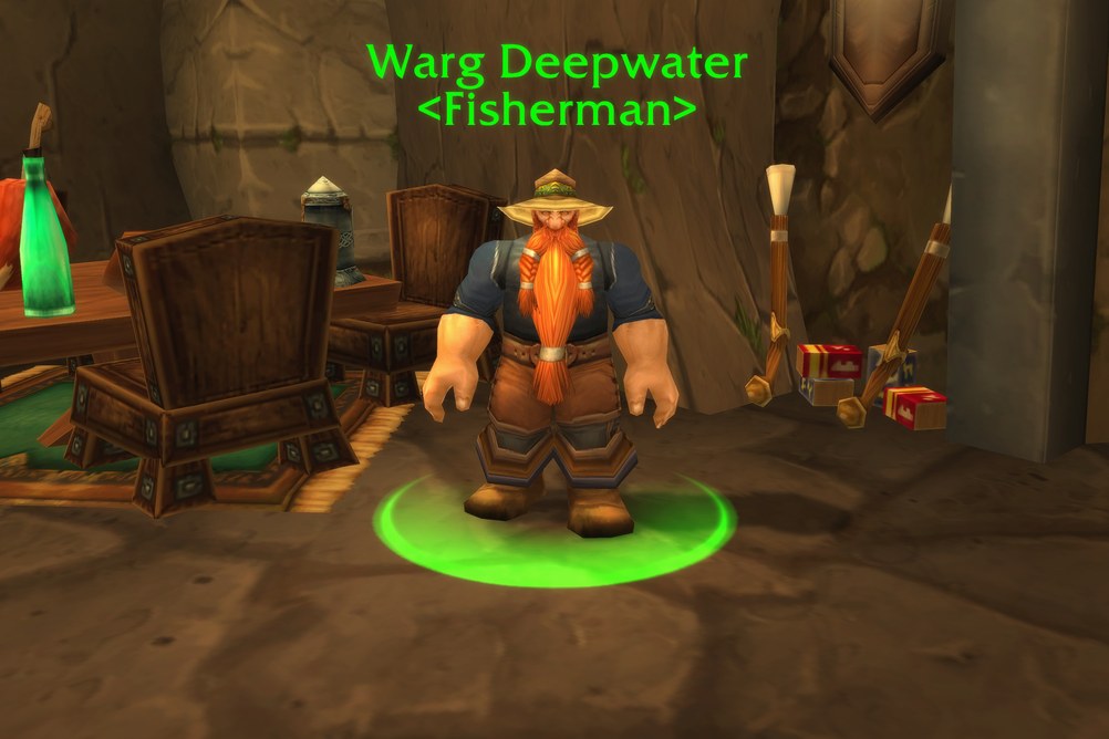 Warg Deepwater, Fisherman in Loch Modan (WoW Forever)