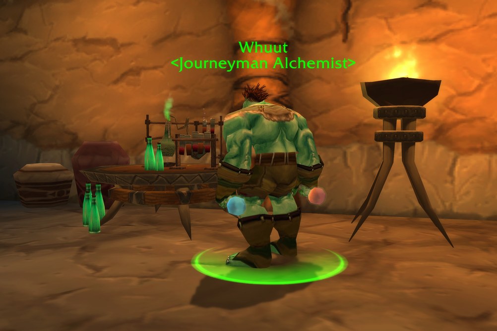 Whuut, Journeyman Alchemist in Orgrimmar (WoW Forever)