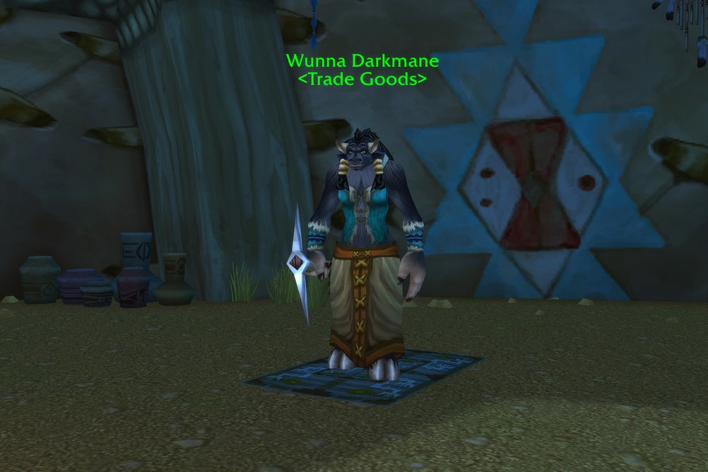 Wunna Darkmane, Trade Goods in Mulgore (WoW Forever)