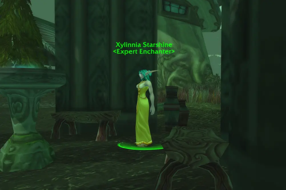 Xylinnia Starshine, Expert Enchanter in Feralas (WoW Forever)