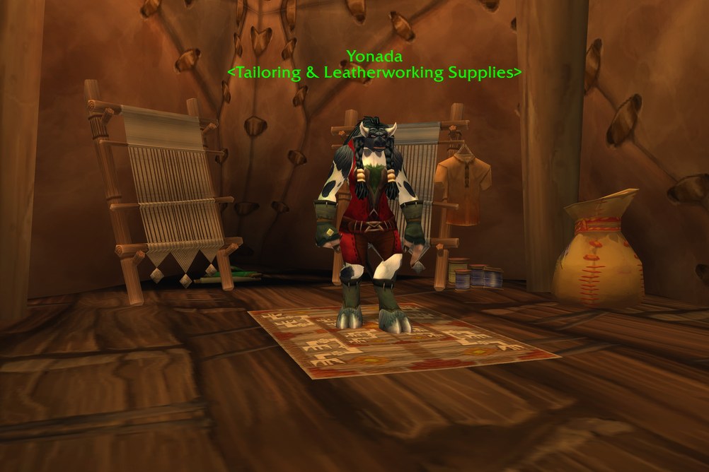 Yonada, Tailoring & Leatherworking Supplies in The Barrens (WoW Forever)