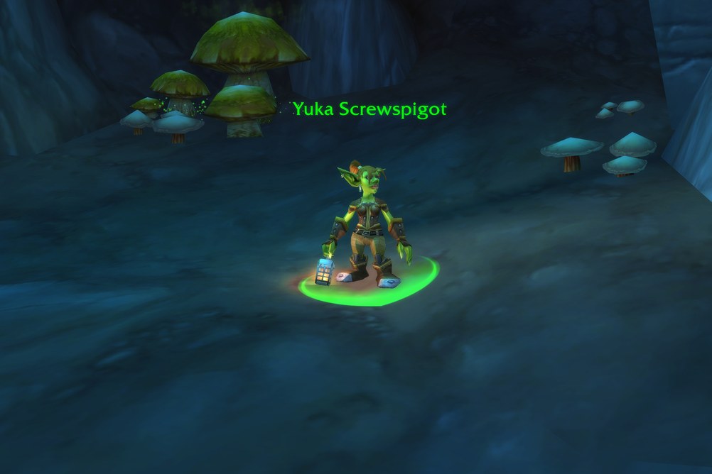 Yuka Screwspigot in Burning Steppes (WoW Forever)