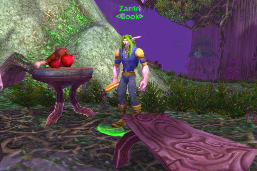 Zarrin, Cook in Teldrassil (WoW Forever)