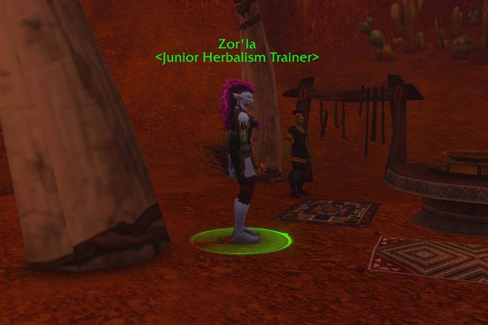 Zor'la, Junior Herbalism Trainer in Durotar (WoW Forever)