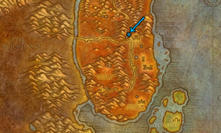Krunn location on map